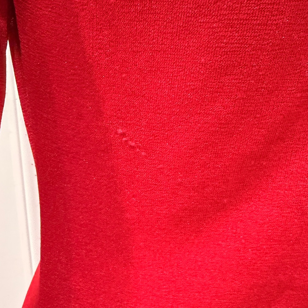 naked wardrobe Red Long Sleeve Square Neck Maxi Dress - Picture 5 of 5